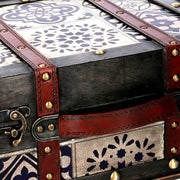 Holzkiste 1-2 rechteckig braunes CM36X29H17