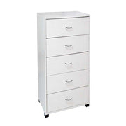 Kamera Como -Kamera Kamera mit 5 weißen Schubladen 50 x 40 x 101 h cm cm