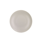 Setzen Sie 6 PCs Dessert flach 20x2,5h CM Steinzeug Tortora