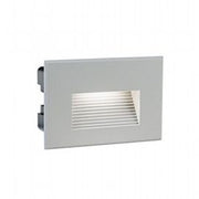Boarding Lampe im Aluminium des Stempels mit Satinglasdiffusor - 3W, 300 Lumen, 4000 ° K Aluminium