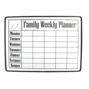 Metall Blackboard Woche mit rechteckiger Marker CM71X51X2