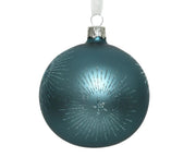 Weihnachtsballstern Blue Dawn D8