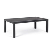 Kledi Aluminiumtisch Anthrazit 120x70x43H CM