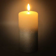 Schneepuppenharz mit weißer Laterne mit LED CM37X19H44