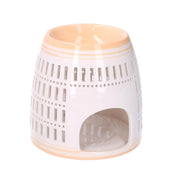 Runde orange Keramik brennende cmø12,6H12,6