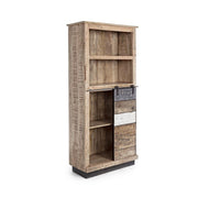 Bibliothek 1 Anta 4 Stockwerke Holz Tudor CM 71 x 34 x 163