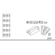 Slim Slim Saving Firl Mirror Spiegel Betonzement 63x29x H190 cm