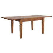 Rustikaler Stil ausziehbarer Holztabelle 120/160/200x90 cm