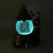 LED Glass Ball Resin Santa Claus mit Musik CM16X15H25