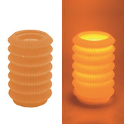 LED Candle Lantern Orange Fountain Cmø13.5H20