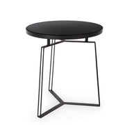 Black Metal Table -Designstil 50 cm cm