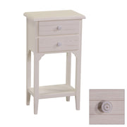 Nürnberg Holzschrank 2 Schubladen +1 Creme Boden CM37X26H70