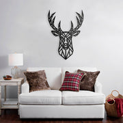 Wanddekoration Black Cervo 62 x 87 h