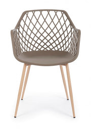 4x Optik Tortora Stuhl