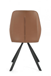 4x Maxwell PU Cognac Stuhl