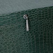 Holzkiste 1-2 bedeckte rechteckige Öko-Leder CM35X22H20