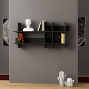 Anthrazitperlen Mensola 150x22x70h