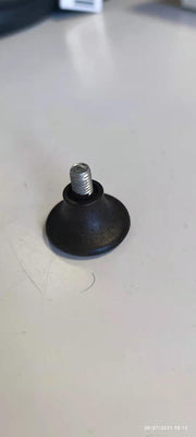 Graue Aluminiumtischbasis