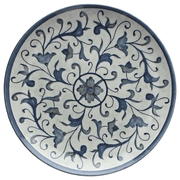 Dessertplatte 20 cm Blaues Porzellan Rustical Chic Linie