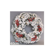 PVC -Weihnachtsgirlande mit roten Beeren 40 Zentimeter