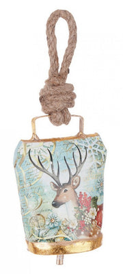 12x Pendaglio Wendi Campana Renna C.