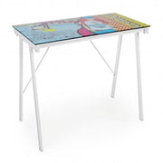 Junger Cartoon Desk Glass Top 113x58 cm