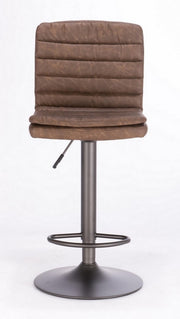 Vintage Bar Stool Eco -Lederbraun mit 41 x 50 x 94,5 cm cm