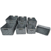 Polyesterschublade 1-7 Grau C-Manicimetallo CM38X28H21