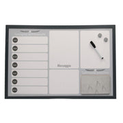 Magnetische Blackboard -Agenda mit Kork und Marker CM60x40x1.5