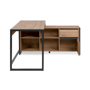 Angular Desk Denver37a Reversible Anthraziteiche