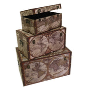 Blazing Eco-Leder 1-3 Rechteckig mappamondo cm59x36h33