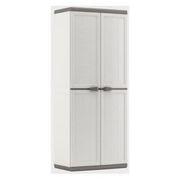 Harzgarderobe Jolly White Grey Farbe 68 x 39 x 166 h cm