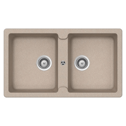 Samet Sink 86x50 Granitovero862V 2 Tanks Avena Effez