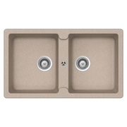 Samet Sink 86x50 Granitovero862V 2 Tanks Avena Effez