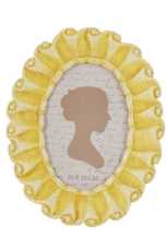 Kleiner gelber Ovaler Träger TE-2205 cm. 18,6 x 2,2 H 21,3