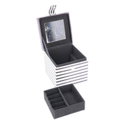 Schwarzer Öko -Lederschmuck Schmuck Schmuck