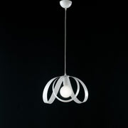 Weißeisen -Suspension Kronleuchter A 32x H24 cm Licht