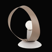 Lumetto -Nachttisch in weißer Eisen -Toilette A Light 19x H21 cm