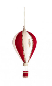 1x Anhänger Lucrezia Hot Air Ballon Red H58