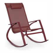 Dondolo -Sessel mit Demidpfeffer -gepolsterter Kopfstütze