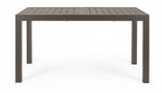 Ausleitbarer Außentisch in Aluminium Caffè Hilde YK14 140-210x77x H75 cm