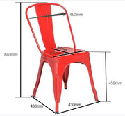 New Bristol Eisenstuhl Schwarz CM51X43H84