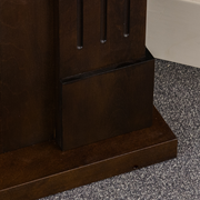 Bioethanol -Bioethanne -Kamin vom Boden am Ecke Ford Brown L110 x P45 x H100