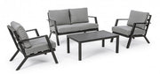 Gartenset Anthracite Lounge YK13 4 Teile