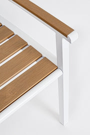 Benchmöbel Garten weiß isak