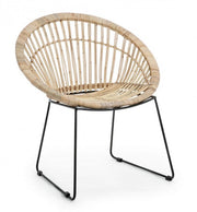 Natural Cayes Rustikaler Sessel