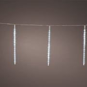 Weihnachtslichter Eiszapfen 216 LED 2 Meter kalt weiß