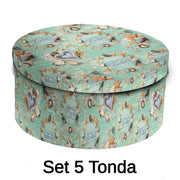 Karton 1-5 Tondo Conchiglie Cmø40.5H17,8x33