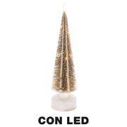 Goldglas LED -Baum CM Ø10H35