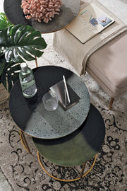 Set 3 Metalltisch -Atmosphäre Stil